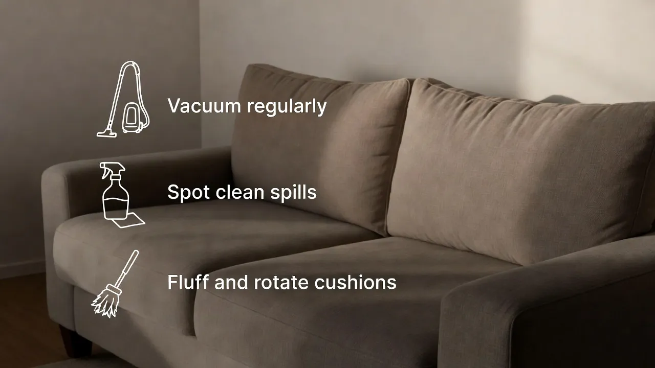Tips for daily sofa care